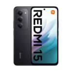 XIAOMI ريدمي 15 بشريحتي اتصال، 128 جيجابايت، 6 جيجابايت رام، 4G LTE - أسود منتصف الليل .