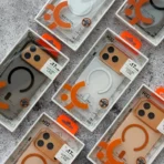 ⁦غطاء ماج سيف شفاف ماسي لجهاز آيفون 17 برو ماكس HBC-273 .⁩ - الصورة ⁦2⁩