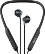 ⁦سماعة رأس طوق رقبة لاسلكية من Rsilou 3013-001  بلوتوث 5.3 من رسيلو، وقت تشغيل 40 ساعة، مقاومة للعرق IPX4، وضع مزدوج للالعاب بدون تأخير، وظيفة مفتاح، ضبط احترافي، سماعات اذن مغناطيسية .⁩ - الصورة ⁦5⁩