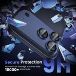 ⁦Qi YANG واقي عدسة الكاميرا متوافق مع موبايل آيفون 17 برو ماكس مصنوع من خليط الألومنيوم وزجاج مقوى، مناسب لجراب الحماية .⁩ - الصورة ⁦5⁩