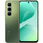 هاتف إنفينيكس هوت 60 ثنائي الشريحة، سعة تخزين 128 جيجابايت، ذاكرة وصول عشوائي 6 جيجابايت، يدعم شبكات الجيل الخامس - أخضر تندرا .