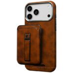 ⁦محفظة RIMBMAX المغناطيسية المصنوعة من الجلد مع حافظة بطاقات قابلة للفصل لهاتف آيفون 17 برو ماكس .⁩ - الصورة ⁦2⁩