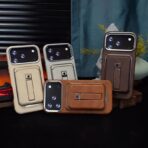 ⁦محفظة RIMBMAX المغناطيسية المصنوعة من الجلد مع حافظة بطاقات قابلة للفصل لهاتف آيفون 17 برو ماكس .⁩ - الصورة ⁦7⁩