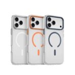 جراب شفاف لهاتف أيفون 17 برو ماكس ماج سيف برتقالي تيتانيوم .