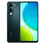 هاتف فيفو Y04 ثنائي الشريحة، يدعم شبكة الجيل الرابع، سعة تخزين 256 جيجابايت، وذاكرة وصول عشوائي 4 جيجابايت، لون أخضر ياقوتي.