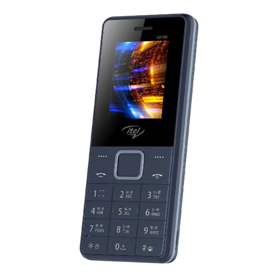 Itel It2160 - هاتف محمول بشريحتين 1.77 بوصة - أزرق غامق .
