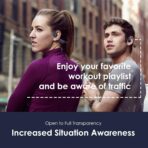 ⁦سماعات رأس أورايمو رياضية مفتوحة الأذن اوبن سيركلت، OPN-40D، تصميم جديد صحي ومريح،  بلوتوث لاسلكية ، أزرق .⁩ - الصورة ⁦7⁩