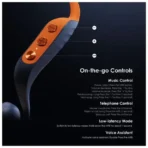 ⁦سماعات رأس أورايمو رياضية مفتوحة الأذن اوبن سيركلت، OPN-40D، تصميم جديد صحي ومريح،  بلوتوث لاسلكية ، أزرق .⁩ - الصورة ⁦14⁩