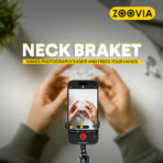 ⁦حامل رقبة للهاتف المحمول ZOOVIA NH-001 زوايا تصوير مرنة وقفل أمان (Secure Lock).⁩ - الصورة ⁦5⁩