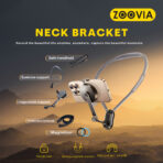 ⁦حامل رقبة للهاتف المحمول ZOOVIA NH-001 زوايا تصوير مرنة وقفل أمان (Secure Lock).⁩ - الصورة ⁦7⁩