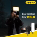 ⁦ZOOVIA RS-001  رينج لايت دوران 360° لمرونة كاملة في كل زوايا التصويرمثالية للموبايل .⁩ - الصورة ⁦2⁩