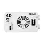 ⁦ZOOVIA R-007 مصباح فيديو LED بقوة 40 واط  للهواتف المحمولة والكاميرات والبث المباشر بمبرد للهاتف .⁩ - الصورة ⁦2⁩