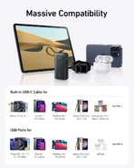 ⁦أنكر نانو باور بانك بقوة 30 وات USB-C بيلد أن UN (excluded CN, Europe) - A1259H31 - أزرق .⁩ - الصورة ⁦4⁩