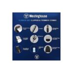 ⁦Westinghouse مجموعة ماكينة حلاقة وتهذيب شعر للرجال مكونة من 13 قطعة⁩ - الصورة ⁦7⁩
