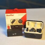 ⁦NeePho NP-58 Wireless Lavalier Microphone للتعليق بكليب وعازل للضوضاء مايك لاسلكي احترافي للموبايل، اليوتيوب، وصناع المحتوى .⁩ - الصورة ⁦4⁩