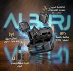 ⁦ميكروفون لاسلكي مزدوج VM-80، ميكروفون بث بزاوية 360 درجة للبث المباشر وتسجيل الفيديو على يوتيوب وتيك توك والبودكاست والمقابلات والتصوير عبر الهاتف المحمول، مزود بتقنية ذكية للحد من الضوضاء، بطارية تدوم 7 ساعات، منفذ من النوع C، مدى يصل إلى 25 مترًا، مع علبة شحن مغناطيسية.⁩ - الصورة ⁦6⁩